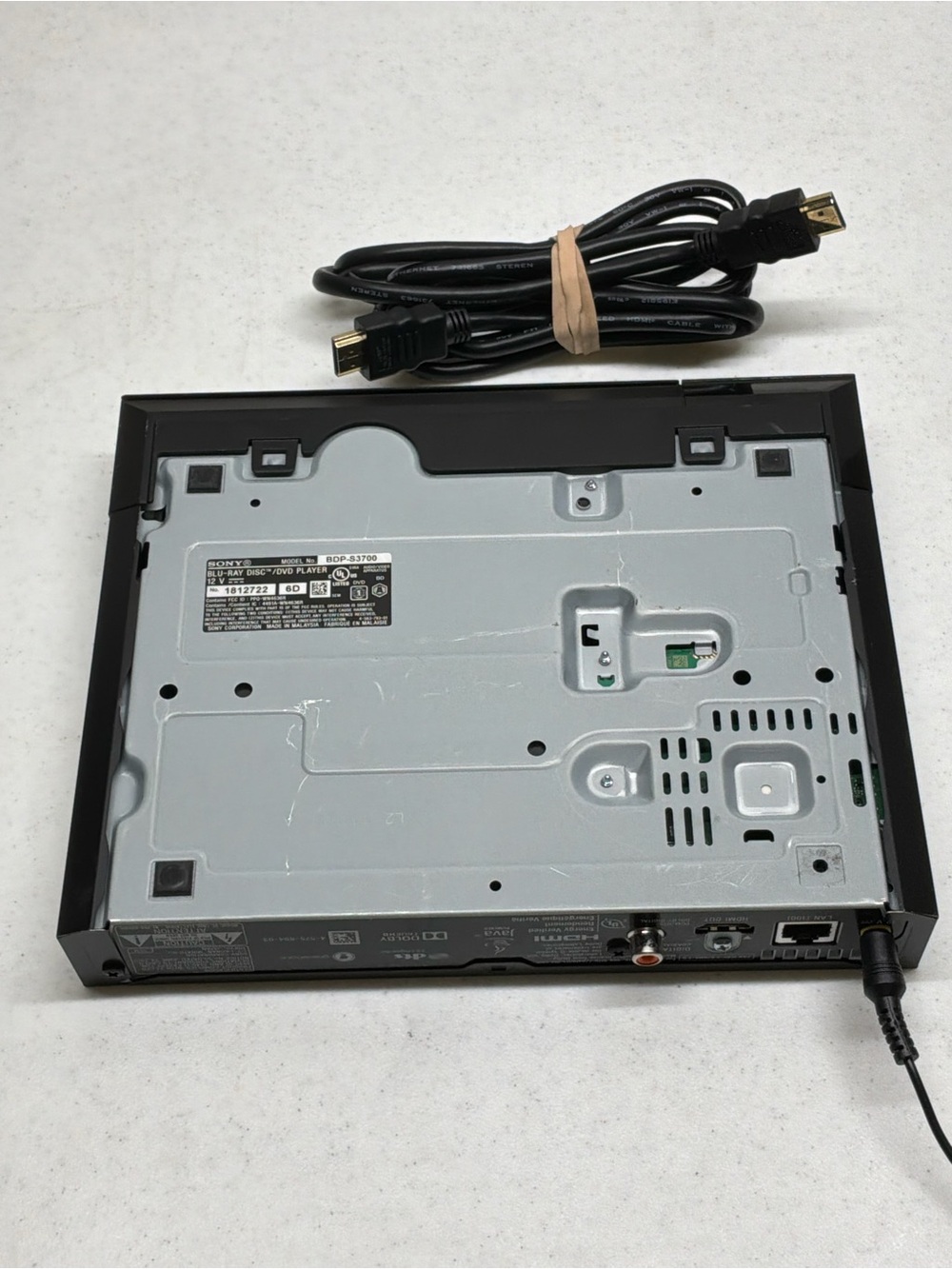 Sony Black Blu-ray/DVD Player with Remote and USB Port - Picture 6 of 9